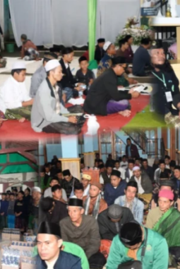 Haul ke-26 KH Ahmad Faqih di Cianjur, Ribuan Jamaah Padati Pesantren Al-Musri’