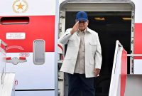 Prabowo bertolak ke Washington DC untuk bertemu dengan Presiden Trump, Senin (16/2/2026). 