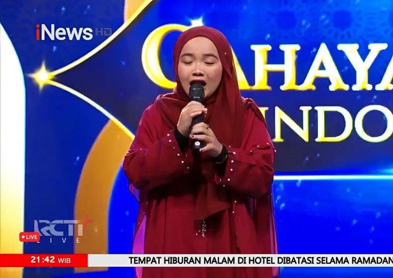 Tangkapan layar Salwa Wulandari Mahasiswa Politeknik TDC Bandung (Cahaya Muda InewsTV)