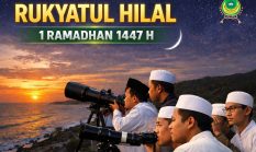 Pondok Pesantren Miftahulhuda Al-Musri’ Gelar Rukyatul Hilal 1 Ramadhan 1447 H di Pantai Pelabuhan Ratu