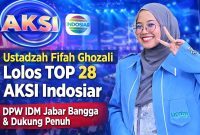 Foster Ustadzah Fifah Ghozali lolos Top 28 Aksi Indosiar