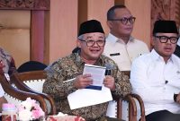 Mendikdasmen Abdul Mu'ti tegaskan bila MBG kurangi anggaran pendidikan kementeriannya. Foto: BKHM Kemendikdasmen