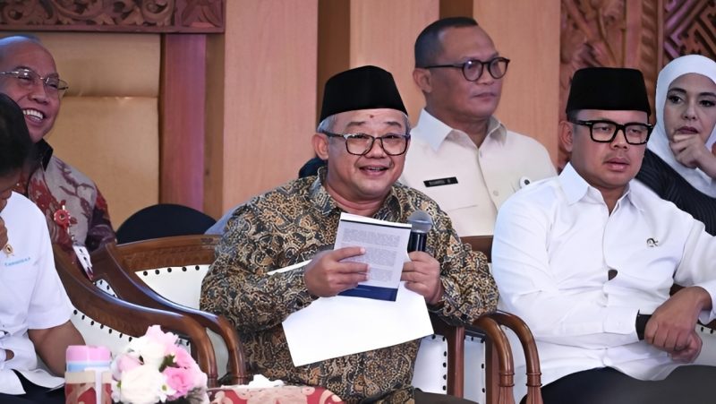 Mendikdasmen Abdul Mu'ti tegaskan bila MBG kurangi anggaran pendidikan kementeriannya. Foto: BKHM Kemendikdasmen