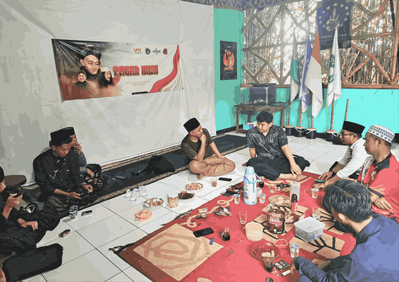 Foto santai pengurus pagar Nusa Cianjur