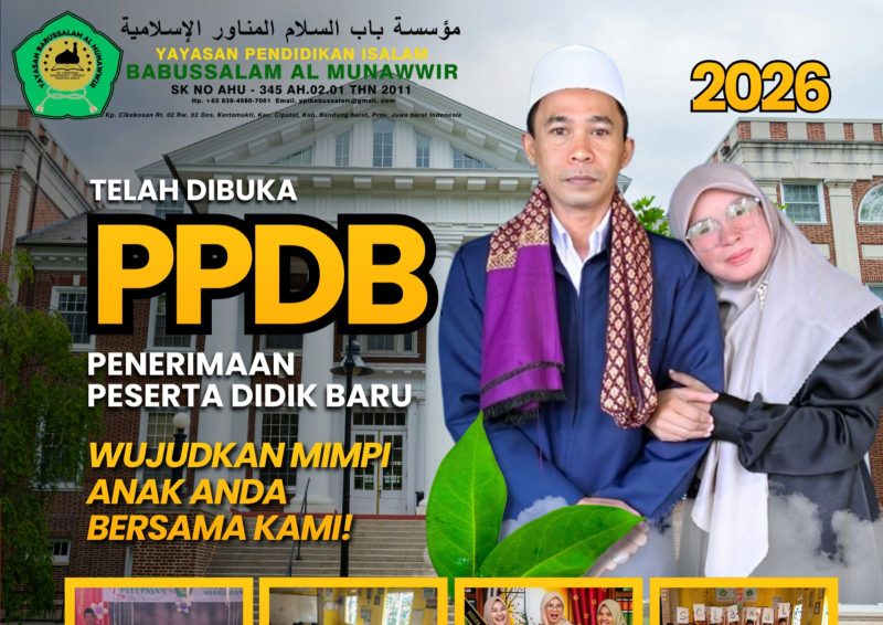 Poster PPDB YPI Babussalam Al Munawwir Cipatat