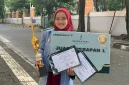 Foto Salwa Wulandari Juara harapan Da'i Muda Se Jawa