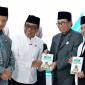 Peluncuran Gerakan Nasional Ruang Aman Nyaman Anak untuk Pesantren dan Madrasah di Pesantren Al Hamid, Jakarta, Ahad (12/7/2026). (Foto: Kemenag)