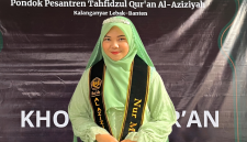 Foto Santri Pondok Pesantren Tahfidzul Qur'an Al Aziziyah. Jadi Delegasi International Conference Santri Mendunia (Dok: Pribadi)