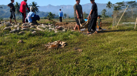 Foto Istimewa Santri Sedang diladang 
