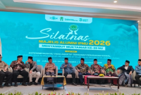 Tangkapan layar Silatnas MA IPNU dan Diskusi Panel bakal calon ketua umum PBNU di Jakarta, Jumat (7/8/2026). 