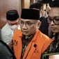 Terdakwa Gus Yaqut saat masuk ruang sidang