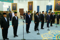 Prabowo lantik 7 pejabat baru di Istana. Dokumentasi Istimewa