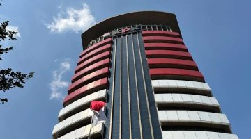 Gedung Merah Putih Komisi Pemberantasan Korupsi di Jakarta