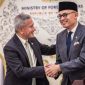 Menteri Luar Negeri Singapura Vivian Balakrishnan bertemu Menteri Luar Negeri RI Arrmanatha Nasir (AFU.ID)