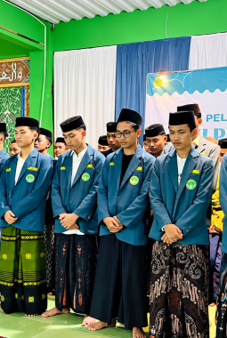 Ketua Mandataris PC IPNU Cianjur Lantik PK IPNU Miftahulhuda Al-Musri’